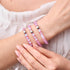 Lavender | .925 Sterling Silver | Mermaid Glass Bead Bracelet